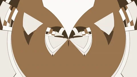 Symmetrical Vortex Video Loop Circular Warped Symmetry Stock Footage 323768868