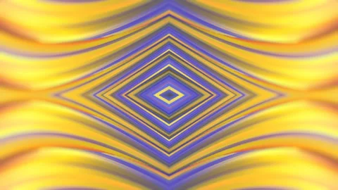 Symmetrical wavy pattern. 3d rendering digital seamless loop animation HD Stock Footage 221020239