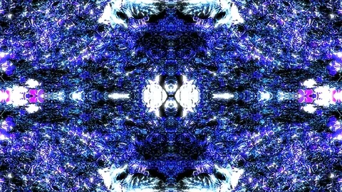 Symmetry Animation With Abstract Violet Effect Stock Footage 90351500