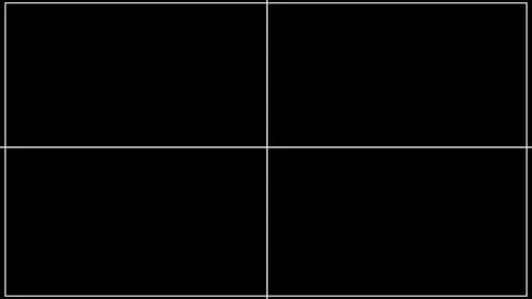 Symmetry Grid Overlay Transparent Composition Guide for Photography Video E.. Stock Illustration