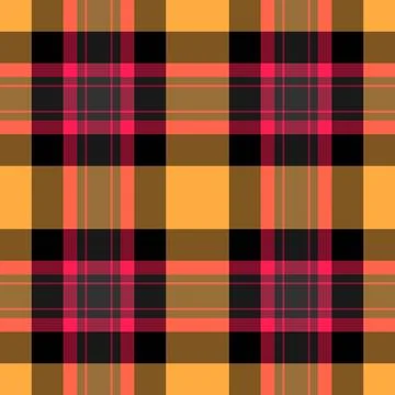 Symmetry pattern texture background, stripe check tartan vector. Menu seaml.. Illustrazione stock