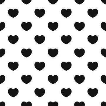 Sympathetic heart pattern seamless vector イラスト素材