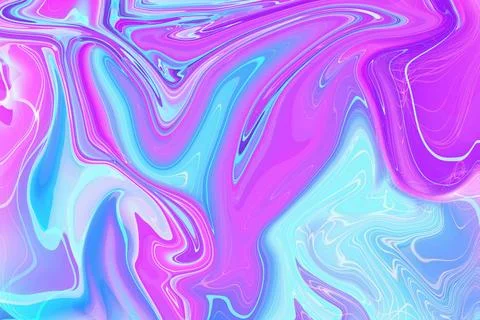 A symphony of color and flow in liquid colorful paint creative purple lilac.. Stock Illustration