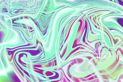 A symphony of fluidity in abstract liquid marble pattern with modern futuri.. Stock Photos