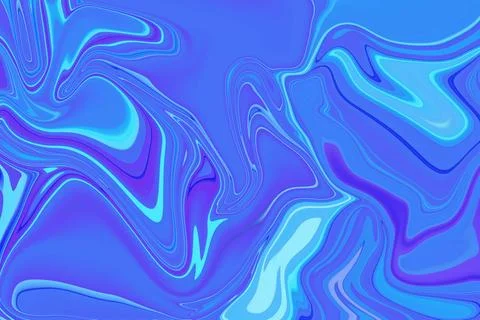 A symphony of fluidity, splashes, flows, drops, and strokes of paint in abs.. Stock Illustration