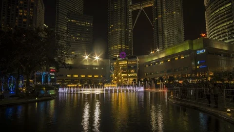 Symphony Fountain Stock Footage 103986048