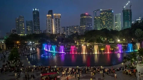 SYMPHONY LAKE VIEW PANNING TO THE RIGHT 4K FOOTAGE Stock Footage 78998937