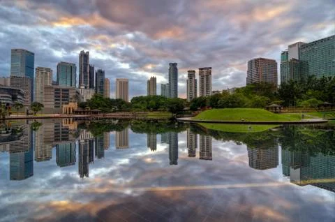 Symphony Lake's reflection Stock Photos