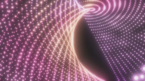 Symphony of Light: A Cosmic Ballet in Purple Stock Footage 273372499