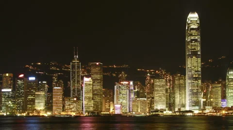 Symphony of Lights - Hong Kong 스톡 동영상 2525220