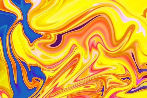 Symphony of liquify abstract pattern with multicolor art form digital backg.. 写真素材