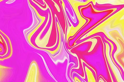 Symphony of orange abstract background with psychedelic style Stock Photos