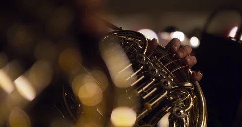 Symphony orchestra brass section Video stock 107010266