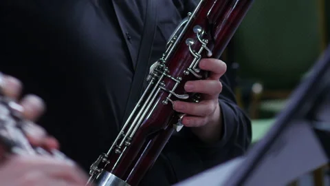 Symphony orchestra brass section.  Stock Footage 277830198