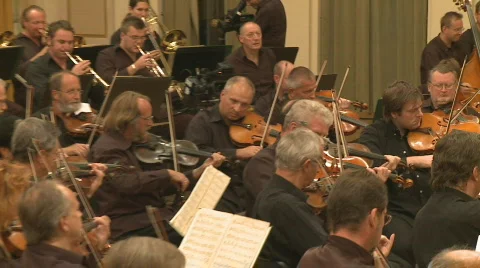 Symphony Orchestra Stock Footage 750155