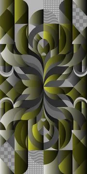 Symphony of Shapes Stock Illustration