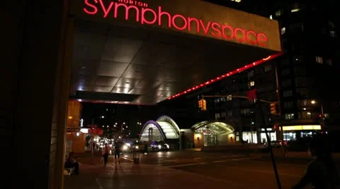 Symphony Space Exterior Stock Footage 21309960