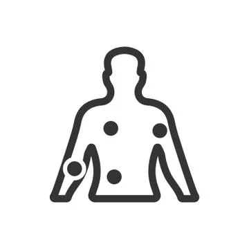 Symptom Check Icon Illustrazione stock