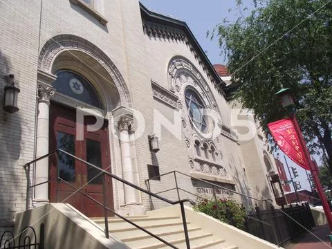 Synagogue in Chinatown Washington DC Stock Photos