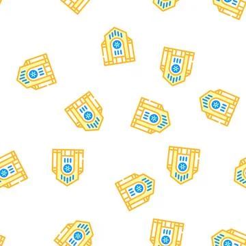 Synagogue, new york vector seamless pattern イラスト素材