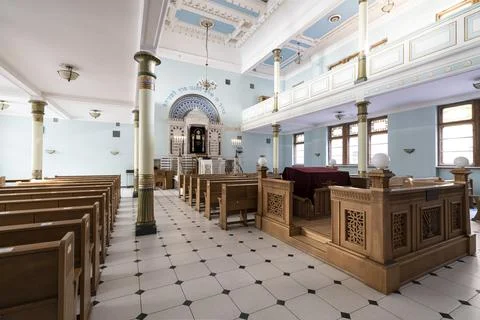 The synagogue in Riga, Latvia Stock Photos