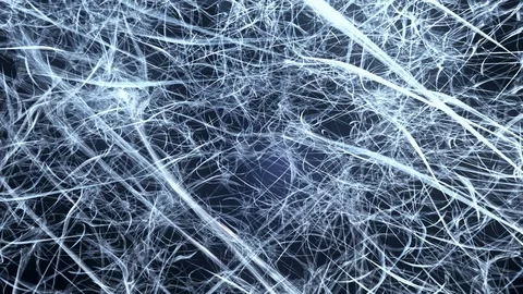 Synapses and Axones Transmitting Electrical Signals Stock Footage 127327951