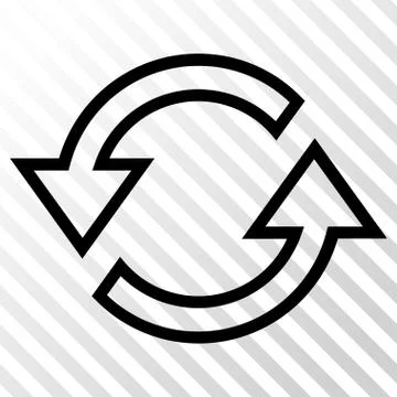Sync Arrows Vector Icon Stock Illustration