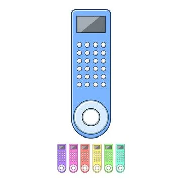 Sync digital bookmark cartoon vector graphic 스톡 일러스트