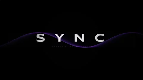 Sync wave background animation video Stock Footage 334931334