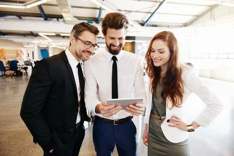 In synch with each other Stock Photos