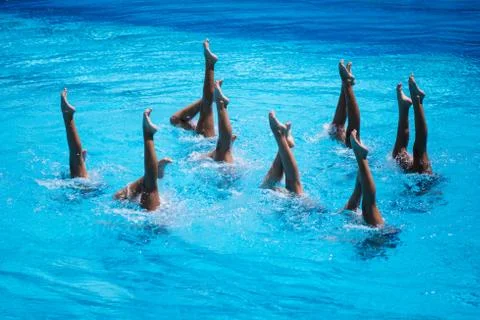 Synchronised Swimming Stock Photos