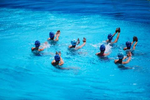 Synchronised Swimming Stock Photos