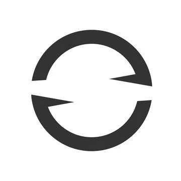 Synchronization connection icon. Wireless device data transfer simple flat Stock Illustration