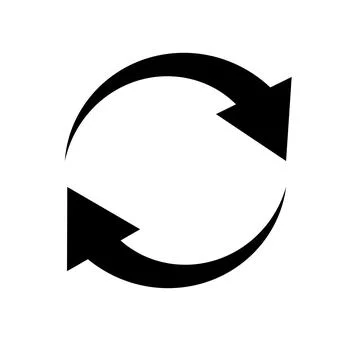 Synchronization icon. Refresh and reload icons. Vector. Stock Illustration