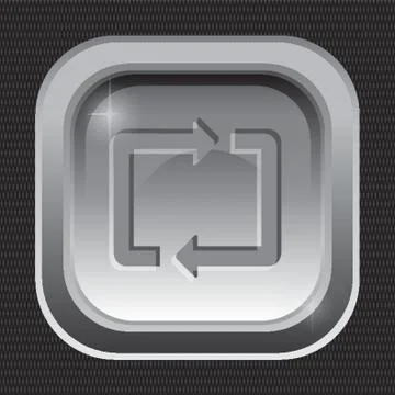 Synchronize Button Stock Illustration