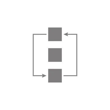 Synchronize folders - Minimal flat icon. Web Icon. Premium quality graphic Stock Illustration