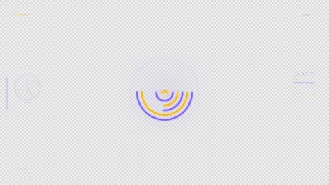 Synchronized HUD Progressive Bar Matrix: Analytics Screen : 4K Alpha Stock Footage 332936306