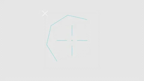 Synchronized Integrated HUD Square Reticle Tracker: Visualization Plate : 4K ... Stock-Footage 332944637