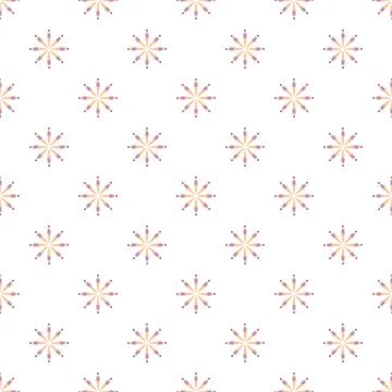 Synchronized swimmers forming flower shape seamless pattern Stock Illustration