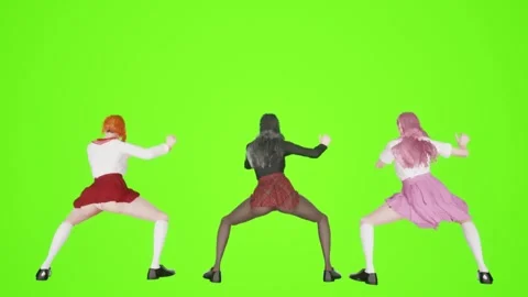 Synchronized Uniform Dance Sequence 60fps Render Stock Footage 319003579