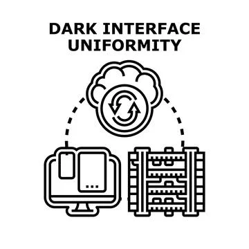 Synchronizing cross platform devices with cloud computing Illustrazione stock