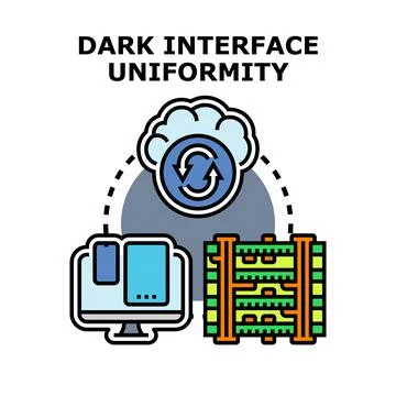 Synchronizing cross platform devices with cloud computing Illustrazione stock