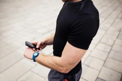 Synchronizing timers Stock Photos