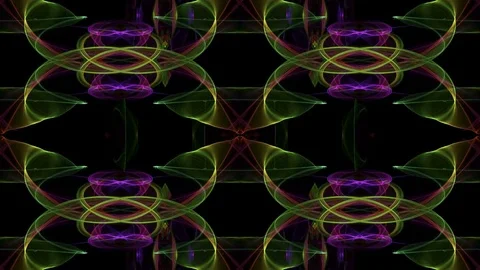 Synchronous motion multi-coloured pattern Video stock 71152749