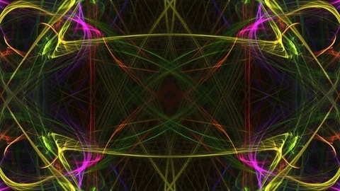 Synchronous motion multi-coloured pattern Video stock 71163601