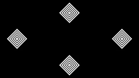 Synchronous movement of diamond-shaped figures 스톡 동영상 71258633