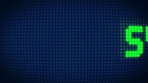 Syncing, Led Display message Stock-Footage 85035862