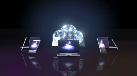 Syncronising digital media to a portable device Video stock 24984840