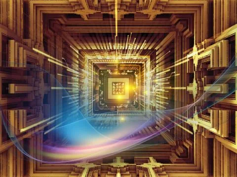 Synergies of CPU Stock Illustration