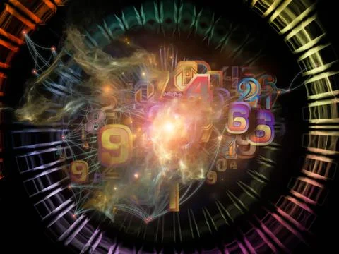 Synergies of Data Cloud Stockillustratie